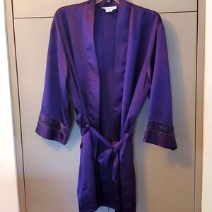 Maidenform purple satiny bathrobe